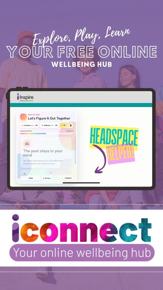 🎮 Wellbeing, but make it interactive. Meet iConnect, the interactive space young people can access as part of their PE...