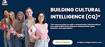 Building Cultural Intelligence (CQ) - 1 Day Training Programme in Belfast
