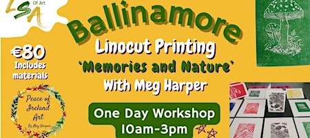 Linocut Printing Saturday 31st Oct 2026, 10:00am-3:00pm